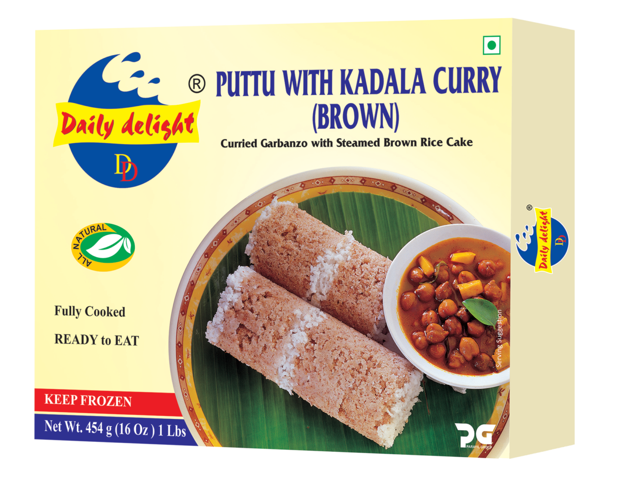 Puttu With Kadala Curry (Brown) – Daily Delight